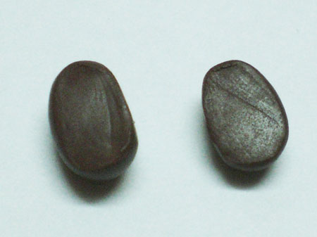 Как сделать серьги Кофейные зерна